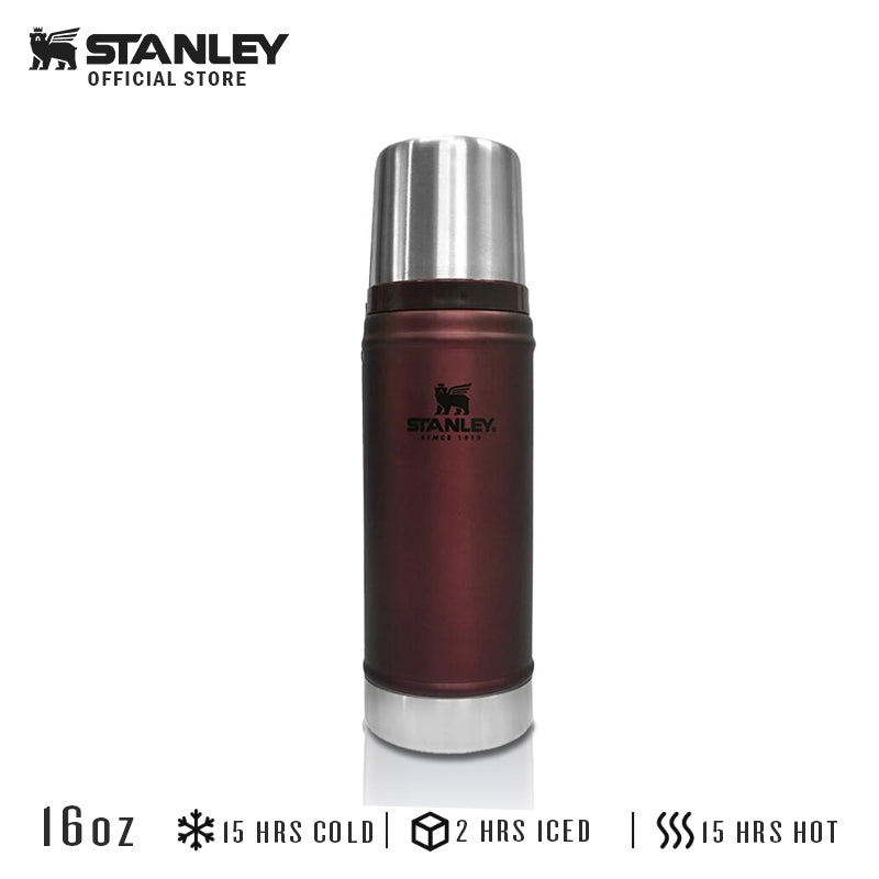 Stanley Classic Vacuum Flask/Insulated Water Bottle 16 oz./473 ml