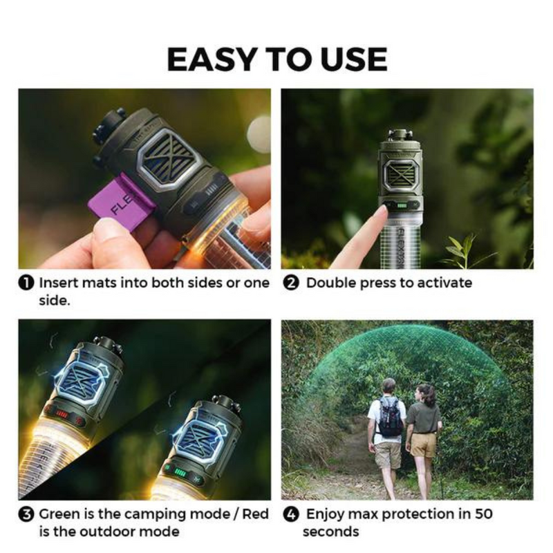 Flextail TINY REPELLER S - 2-in-1 Portable Mosquito Repellent