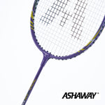 ASHAWAY AM 9900SQ Badminton Racket with COVER and Strung