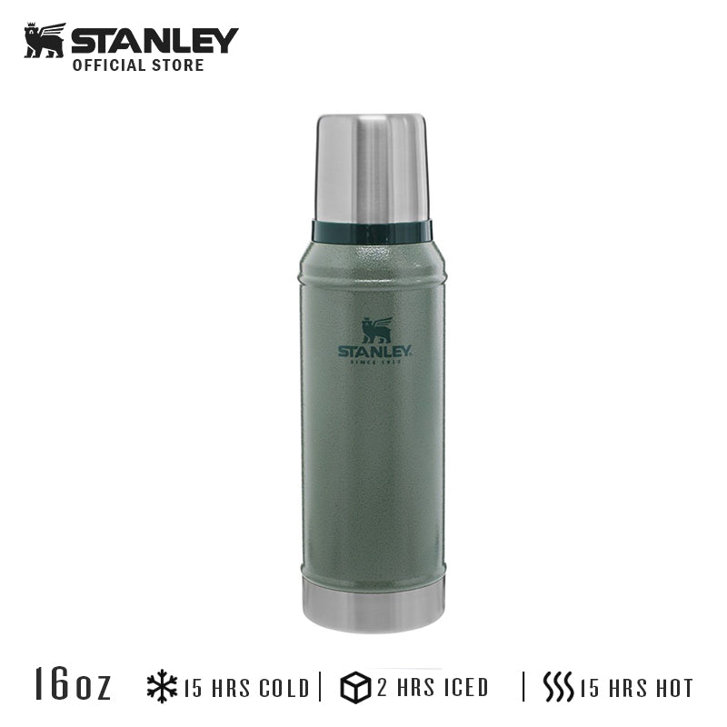 Stanley Classic Vacuum Flask/Insulated Water Bottle 16 oz./473 ml