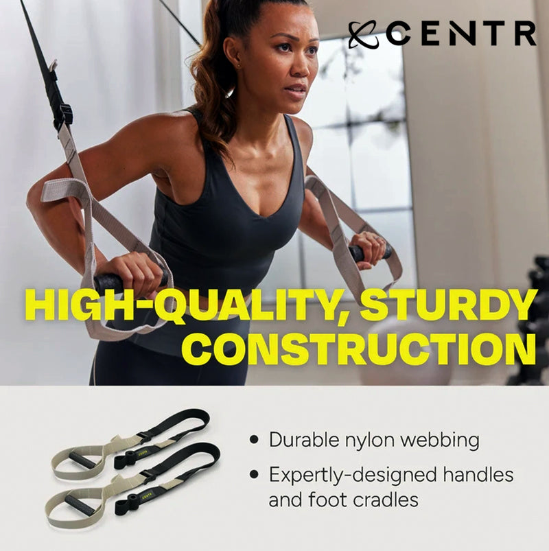 Centr Bodyweight Training Straps for Core and Lower Body Exercises