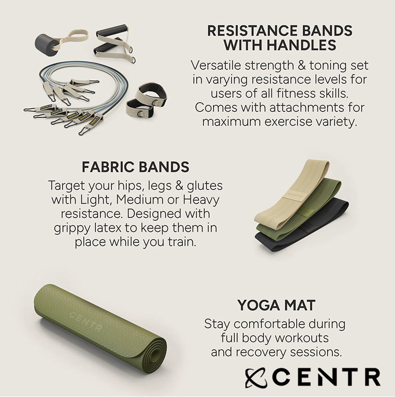 Centr Fitness Kit for Full Body Workout at Home, Gym, or on-the-go