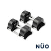 Nuobell 20kg Adjustable Dumbbell with Rack Non Slip Pair Dumbbells