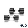 Nuobell 32kg Adjustable Dumbbell with Rack Non Slip Pair Dumbbells