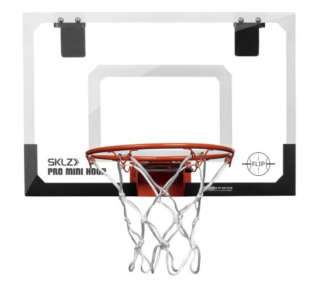 SKLZ Pro Mini Hoop Flip Over the Door Basketball Hoop with Flip-up Rim