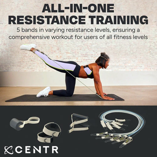 Centr Resistance Bands with Handles to Elevate your Fitness Routine