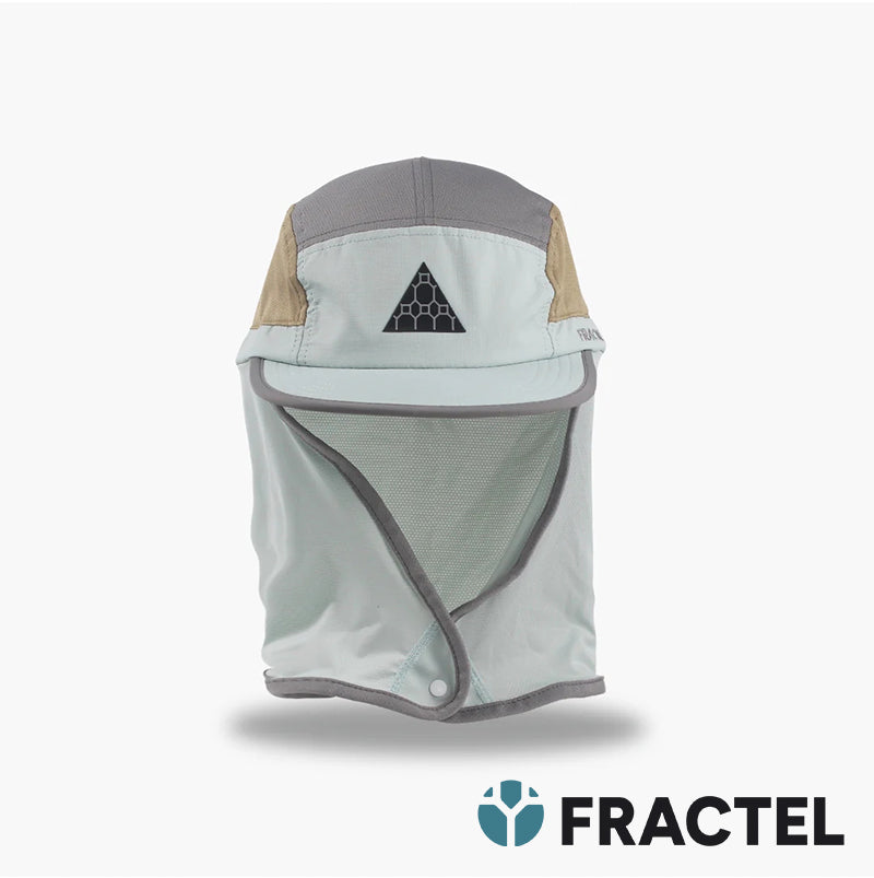 Fractel L-Series TESSELLATE Comfortable and Durable Unisex Legionnaire Cap for Running, Cycling, Hiking and Gym Exercises