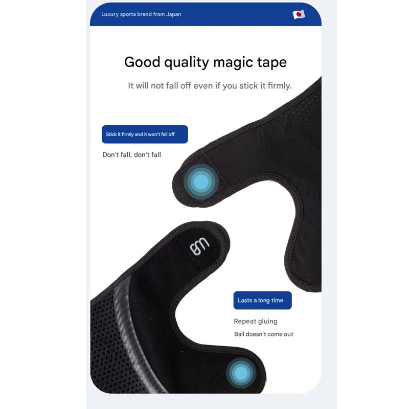 BM Support Compression DBL Knee Support with Gel Pad - Black
