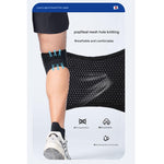 BM Support Compression DBL Knee Support with Gel Pad - Black