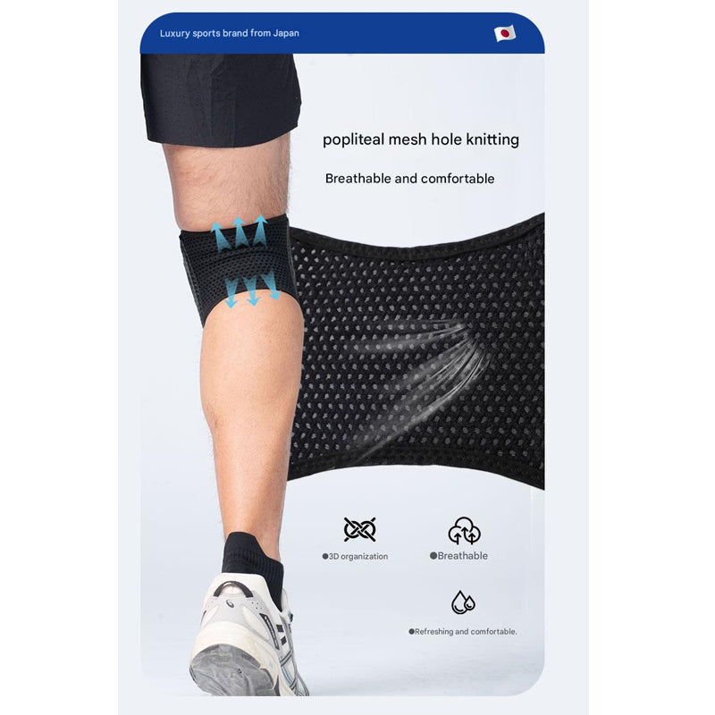 BM Support Compression DBL Knee Support with Gel Pad - Black