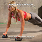 Iron Gym - Push Up Pro - Rotating Push Up Grips