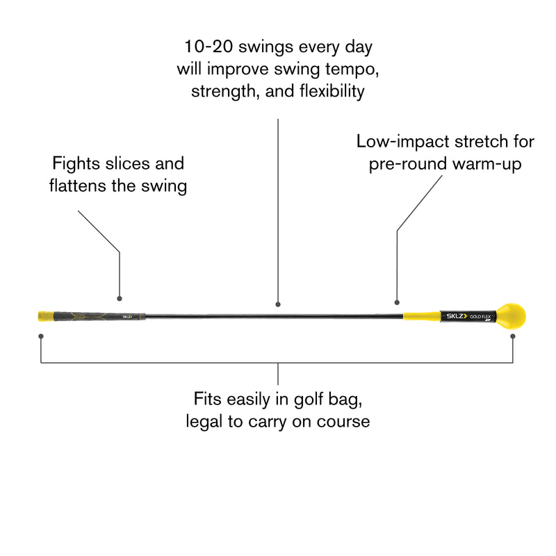 SKLZ Golf Gold Flex Swing Trainer (40/48)