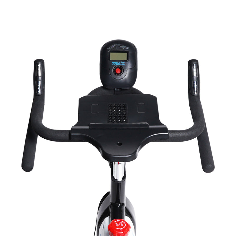 Trax Attack 1.2 Stationary Bike Smooth and Quiet Belt Drive Electromagnetic Resistance